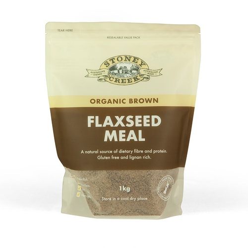 Organic Brown Flaxseed Meal 1kg